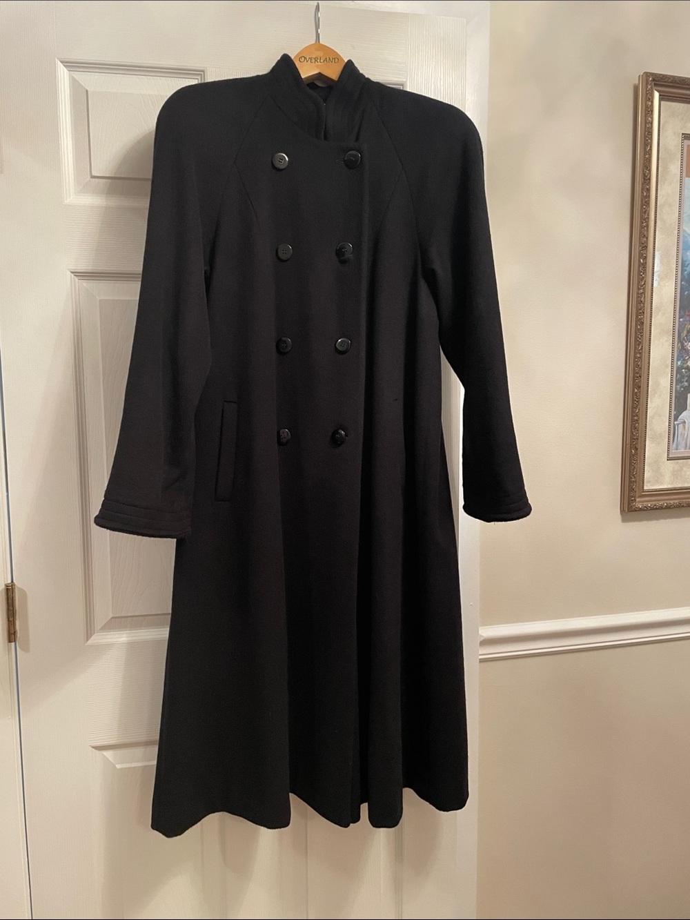 Black 75% Wool coat